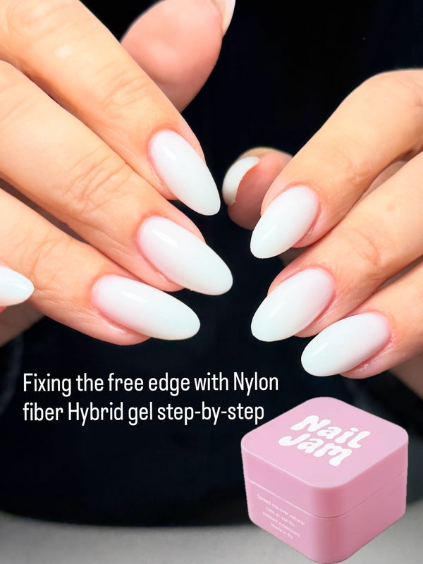 Fixing the Free edge with Nylon fibre Hybrid gel