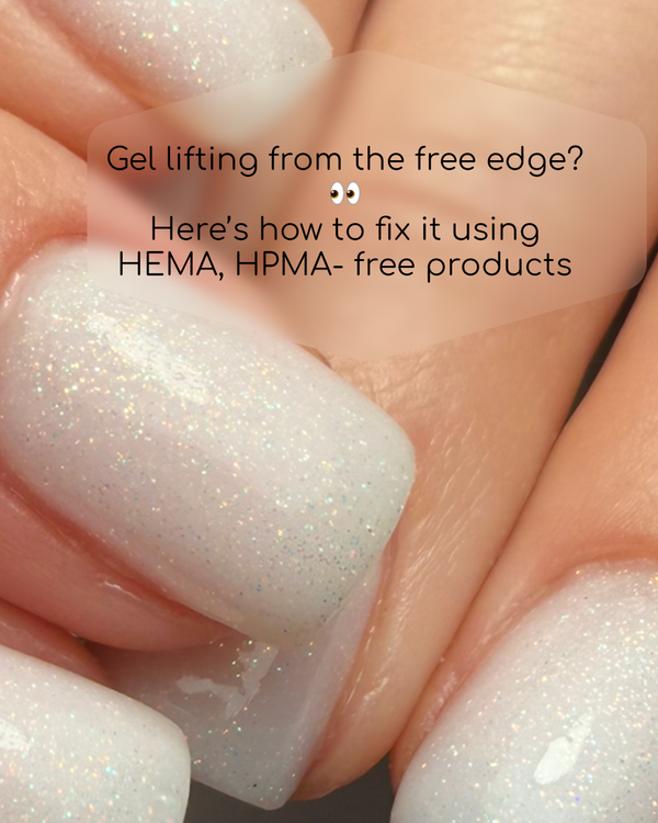 How to avoid gel lifting from free edge ?