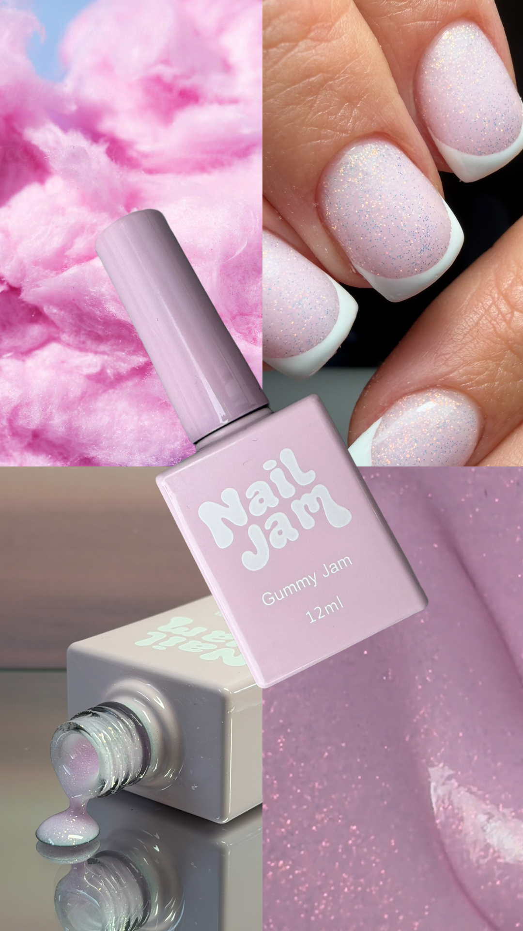 Gummy Jam Candy Floss