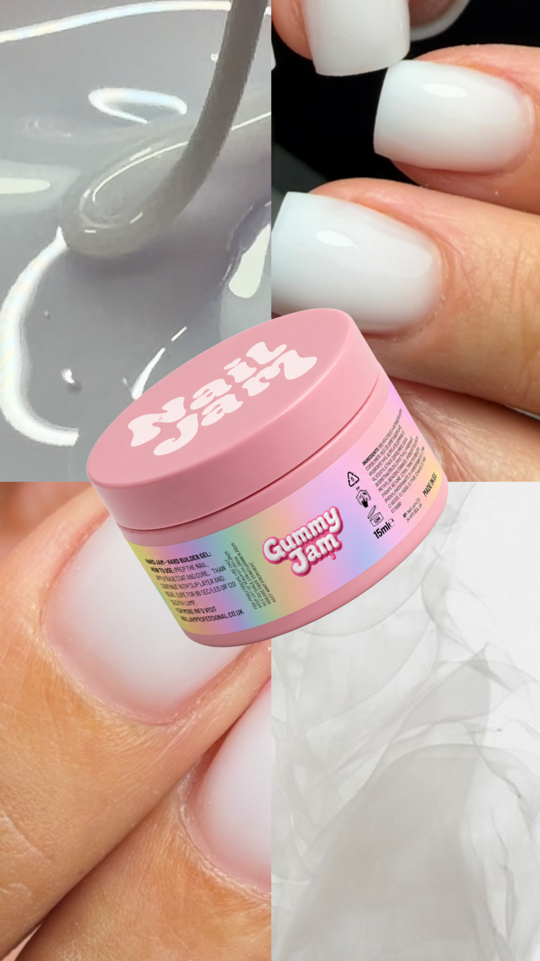 Gummy Jam pot Misty